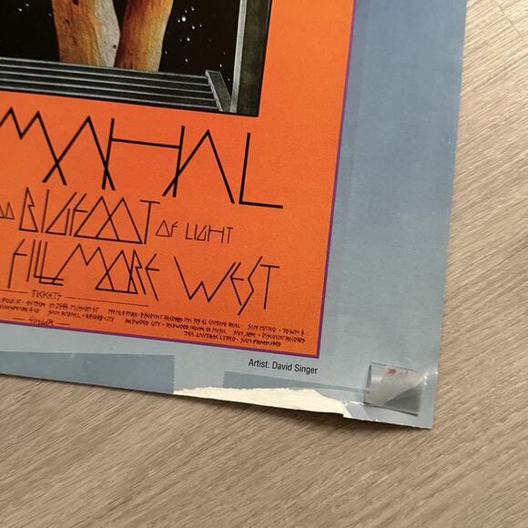 Grateful Dead 1968 New Years Eve Winterland Lee Conklin Bill Graham Poster Frame - Picture 9 of 12